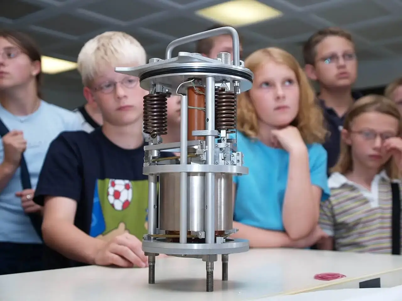 Innenleben eines Seismometers
