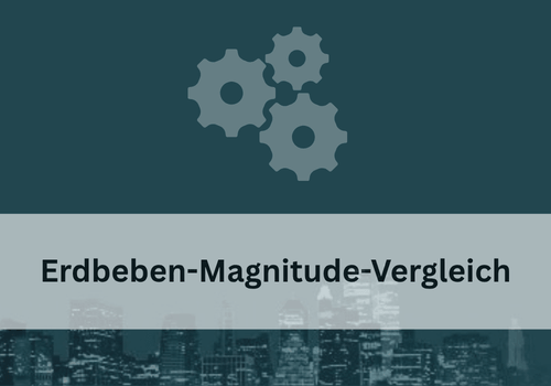 Erdbeben Magnitude Vergleich